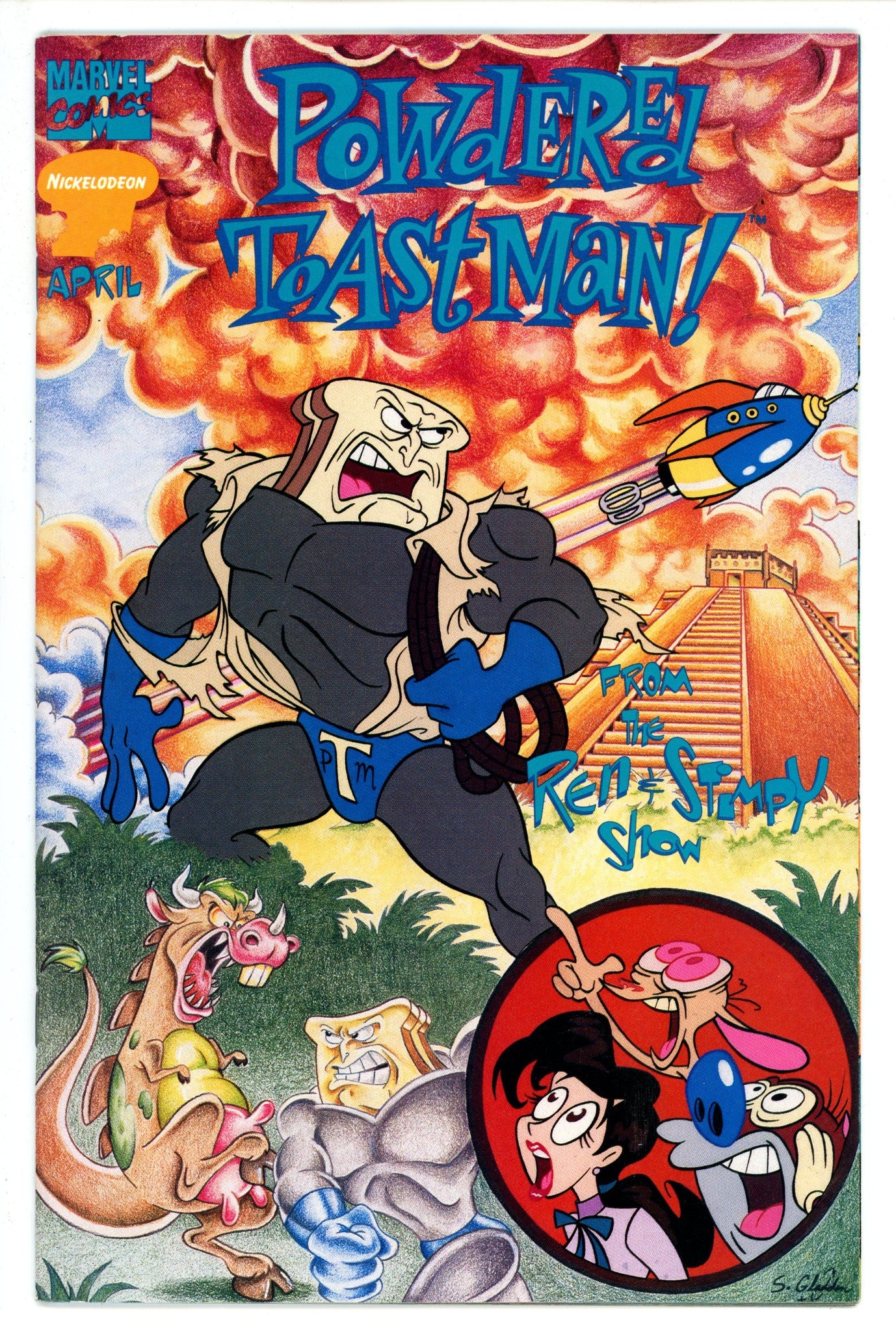The Ren & Stimpy Show Special: Powdered Toastman's Cereal Serial [nn] Newsstand VF+ (1995)