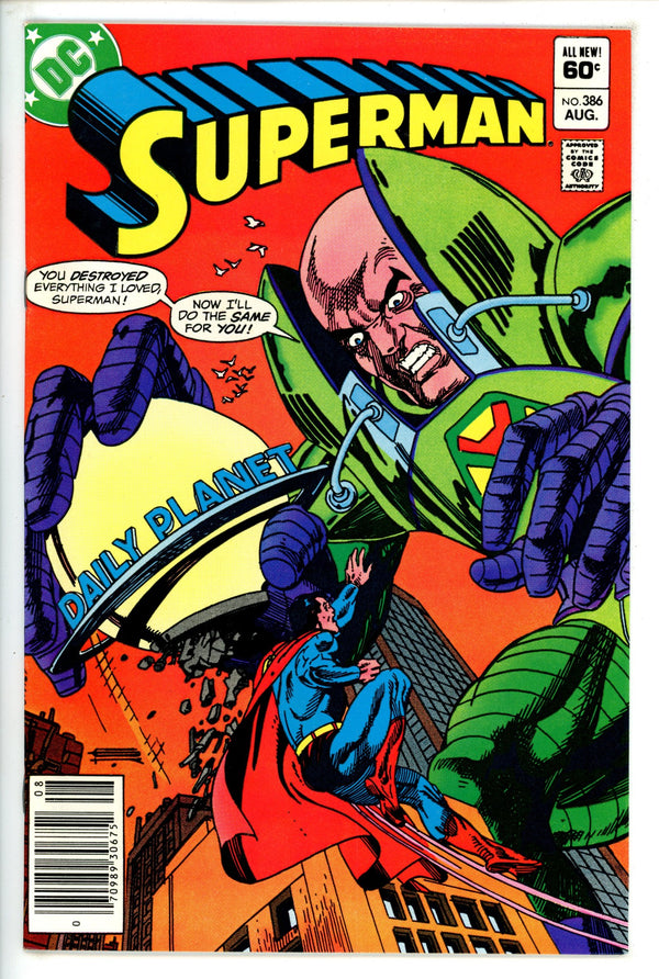 Superman Vol 1 386 Newsstand