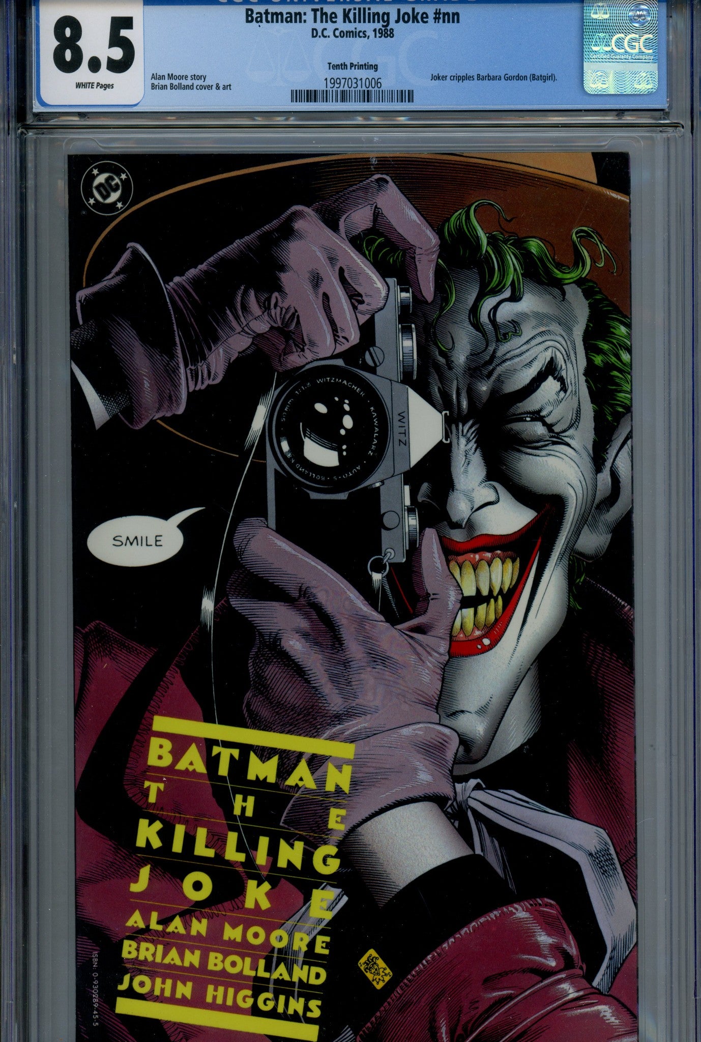 Batman: The Killing Joke [nn] 10Th Print CGC 8.5 (1988)