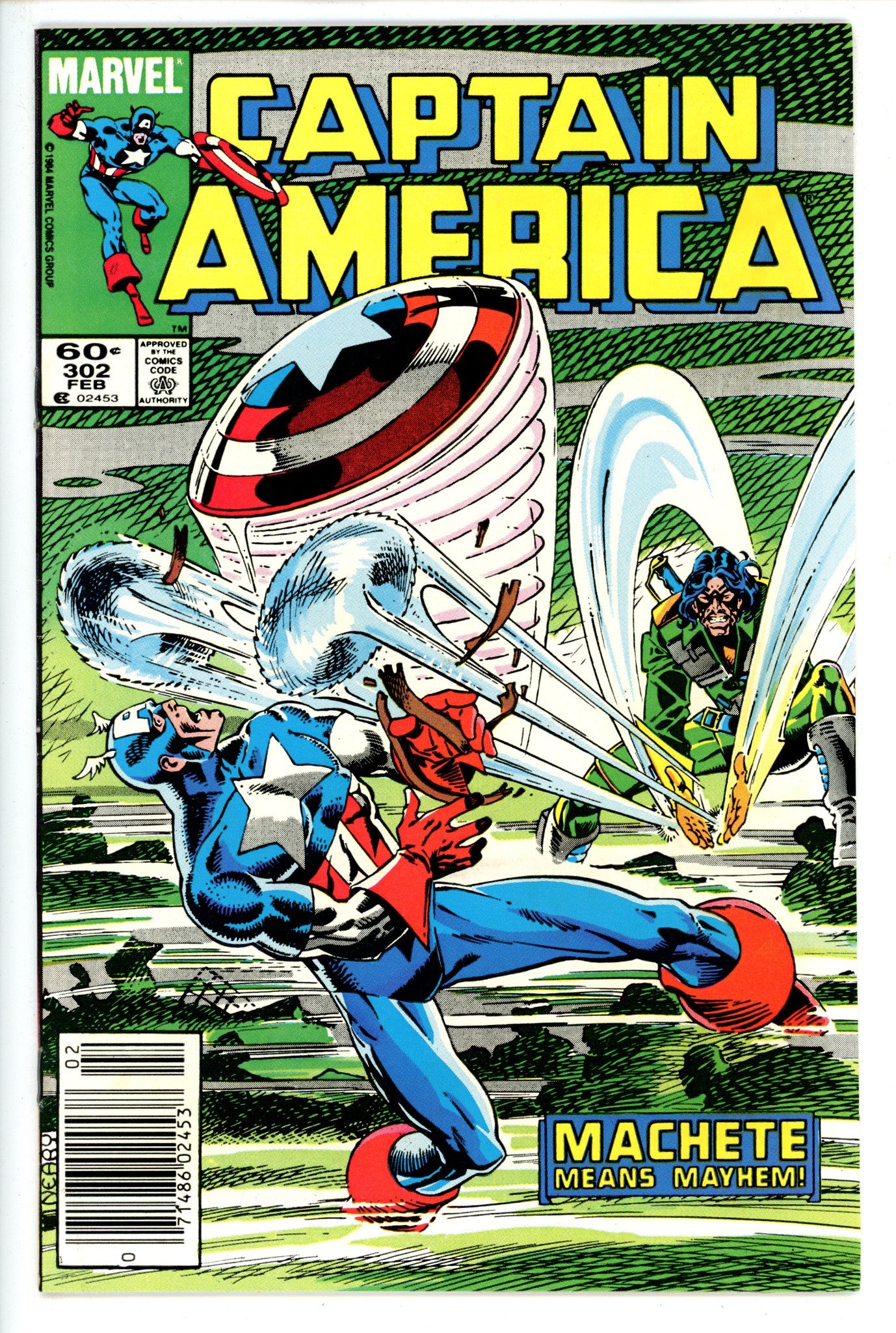 Captain America Vol 1 302 Newsstand