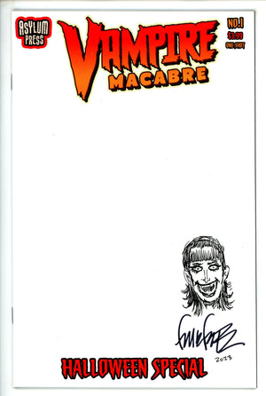 Vampires Blood Shot 1 Blank Variant (2023)