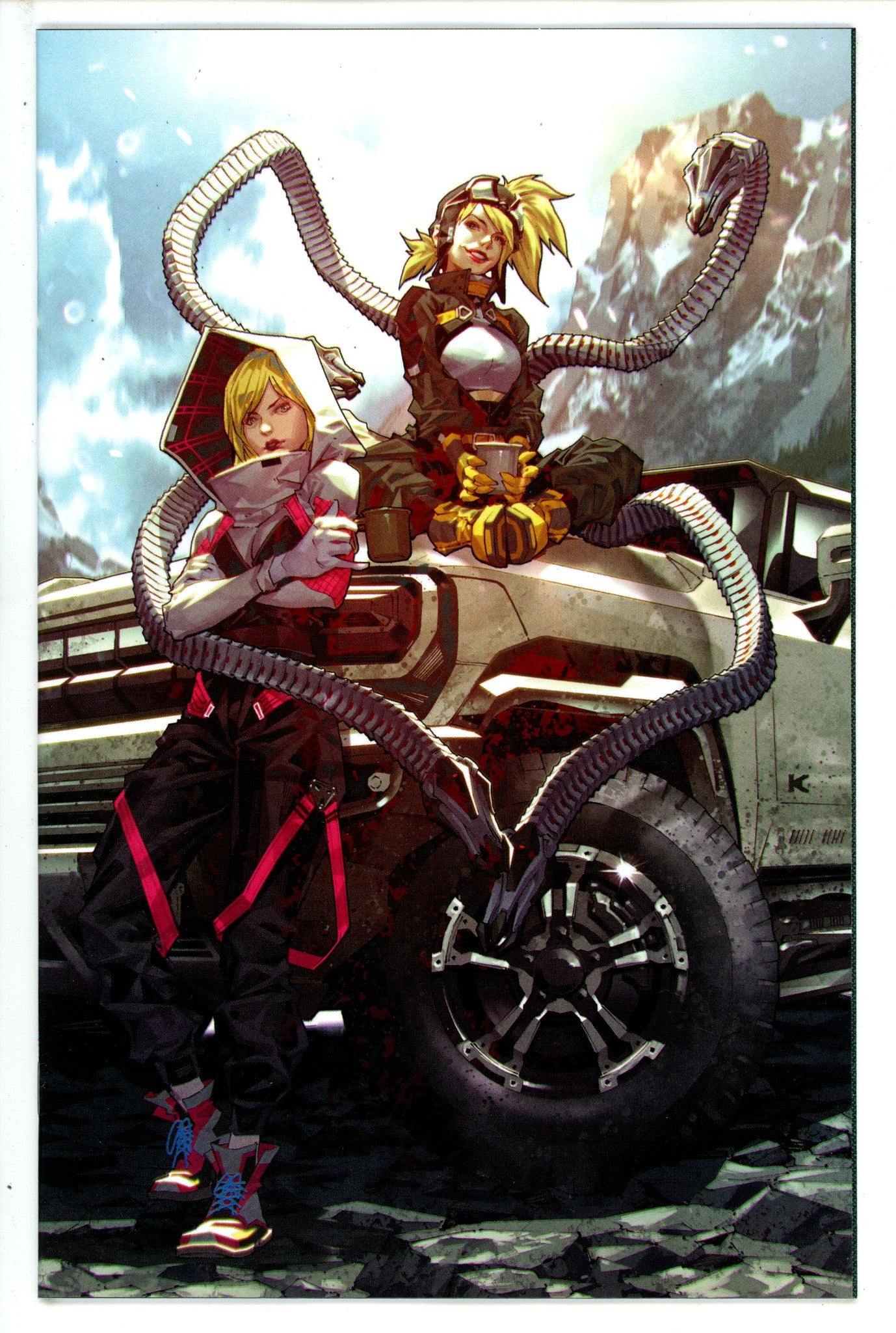 Spider-Gwen Shadow Clones 1 Ngu Virgin Exclusive Variant (2023)