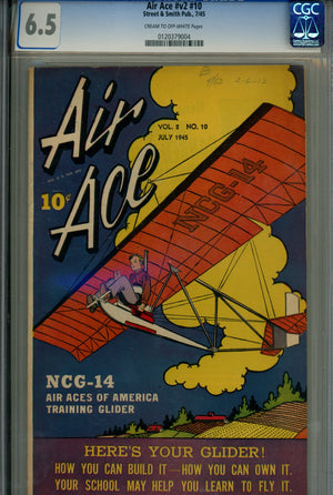 Air Ace Vol 2 10 CGC 6.5 (1945)