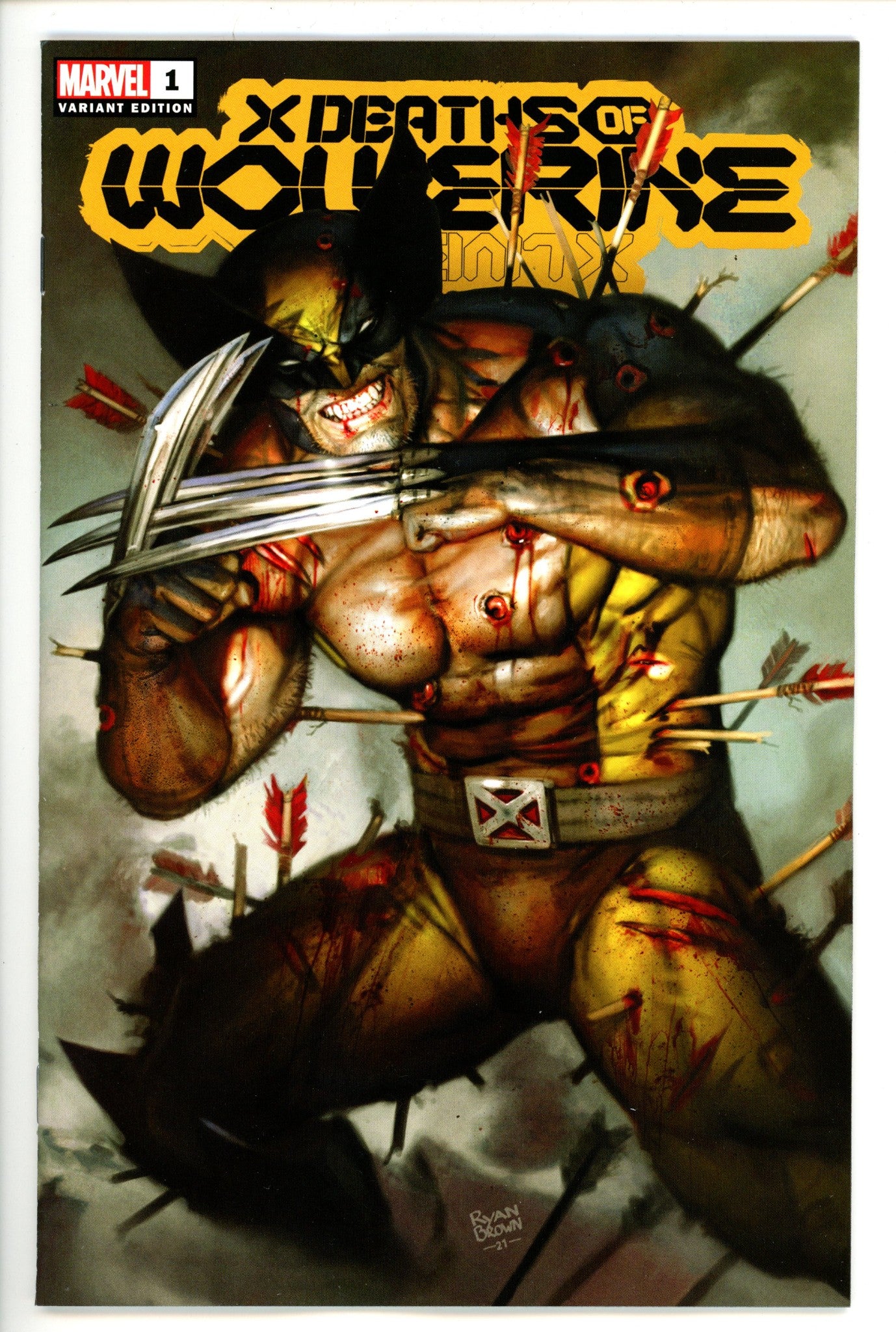 X Deaths of Wolverine 1 Brown Variant