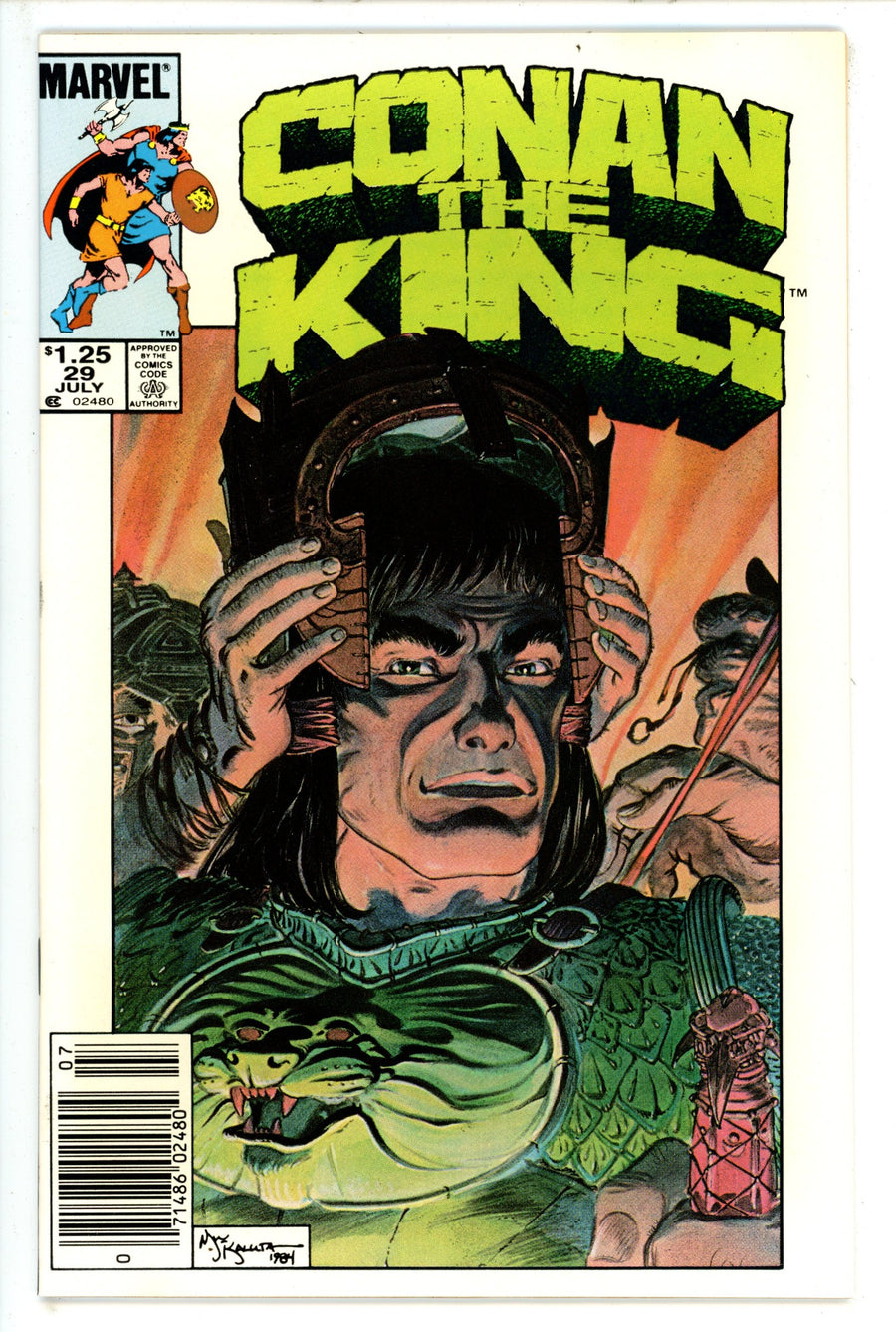 Conan the King 29 Newsstand (1985)