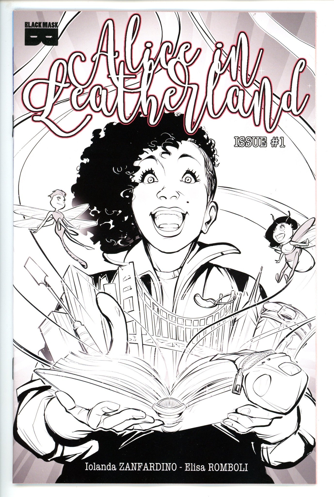 Alice in Leatherland 1 Romboli Variant NM+-Black Mask-CaptCan Comics Inc