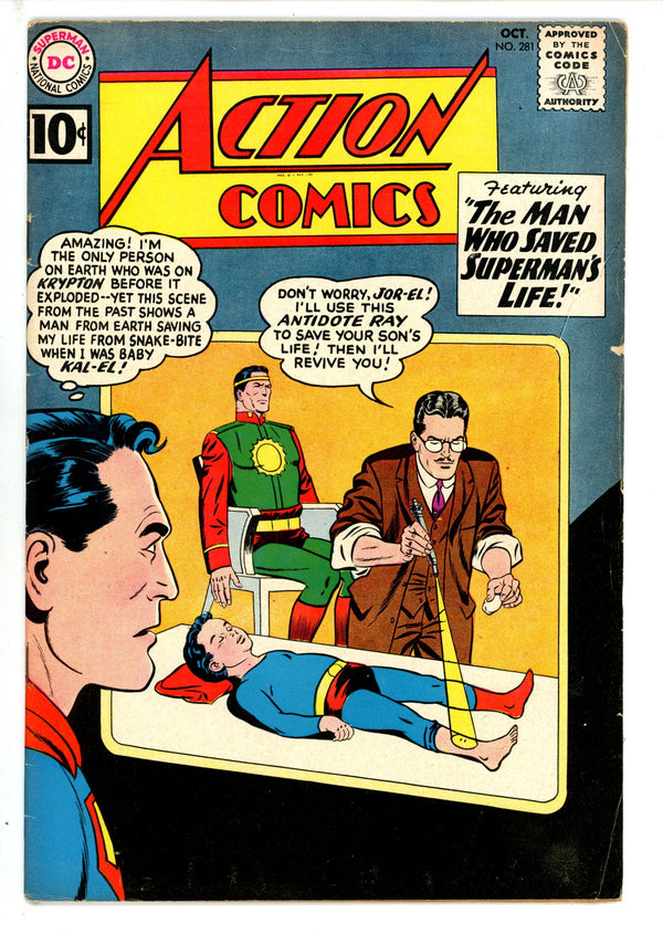 Action Comics Vol 1 281 FN- (1961)