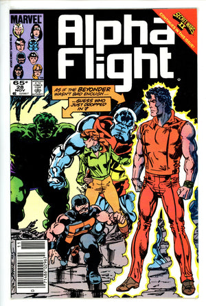Alpha Flight Vol 1 28 Newsstand (1985)