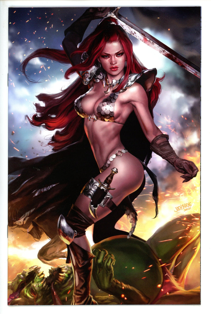 Invincible Red Sonja 7 Burns Variant