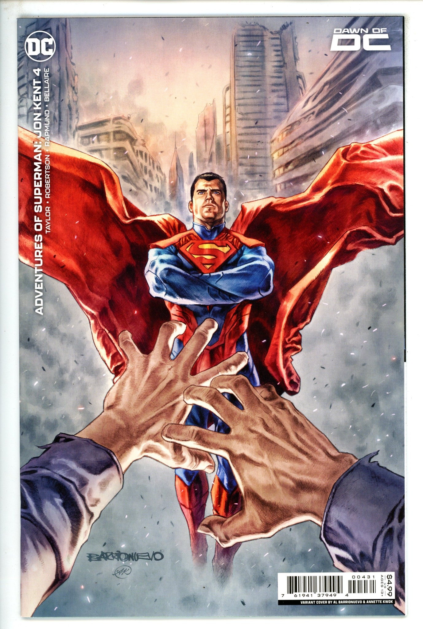 Adventures Of Superman Jon Kent 4 Barrioneuevo Variant (2023)