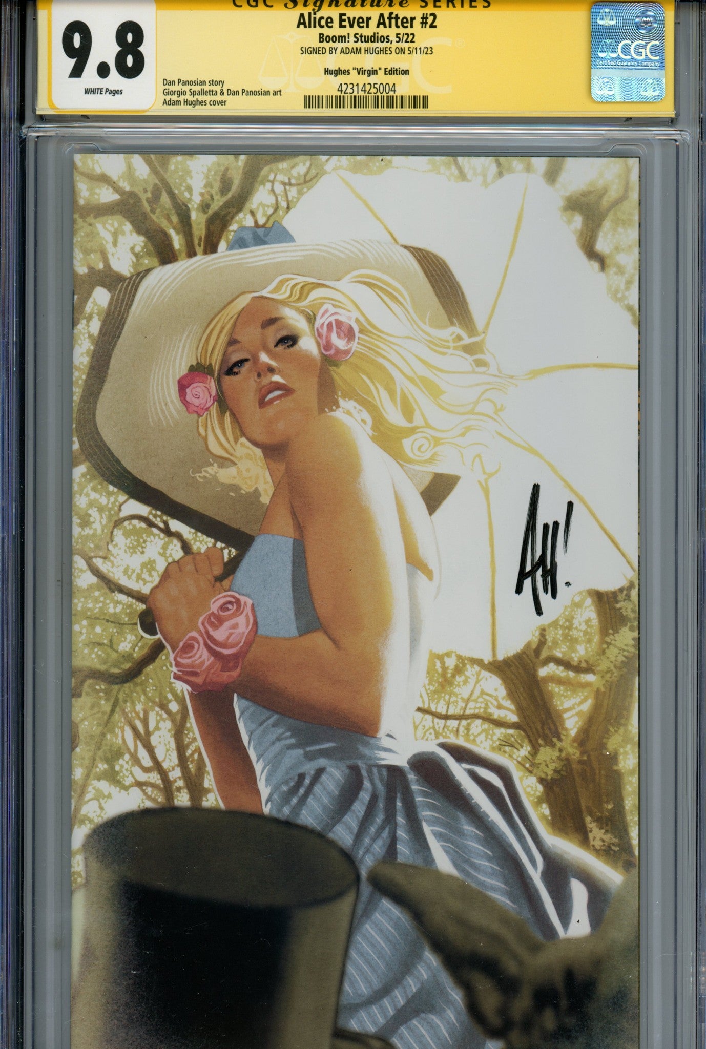 Alice Ever After 2 Hughes Incentive Variant 9.8 Signed Adam Hughes (2022)