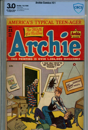 Archie Comics 21 CBCS 3.0 (1946)