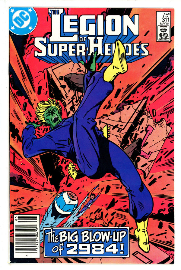 The Legion of Super-Heroes Vol 2 311 Newsstand (1984)