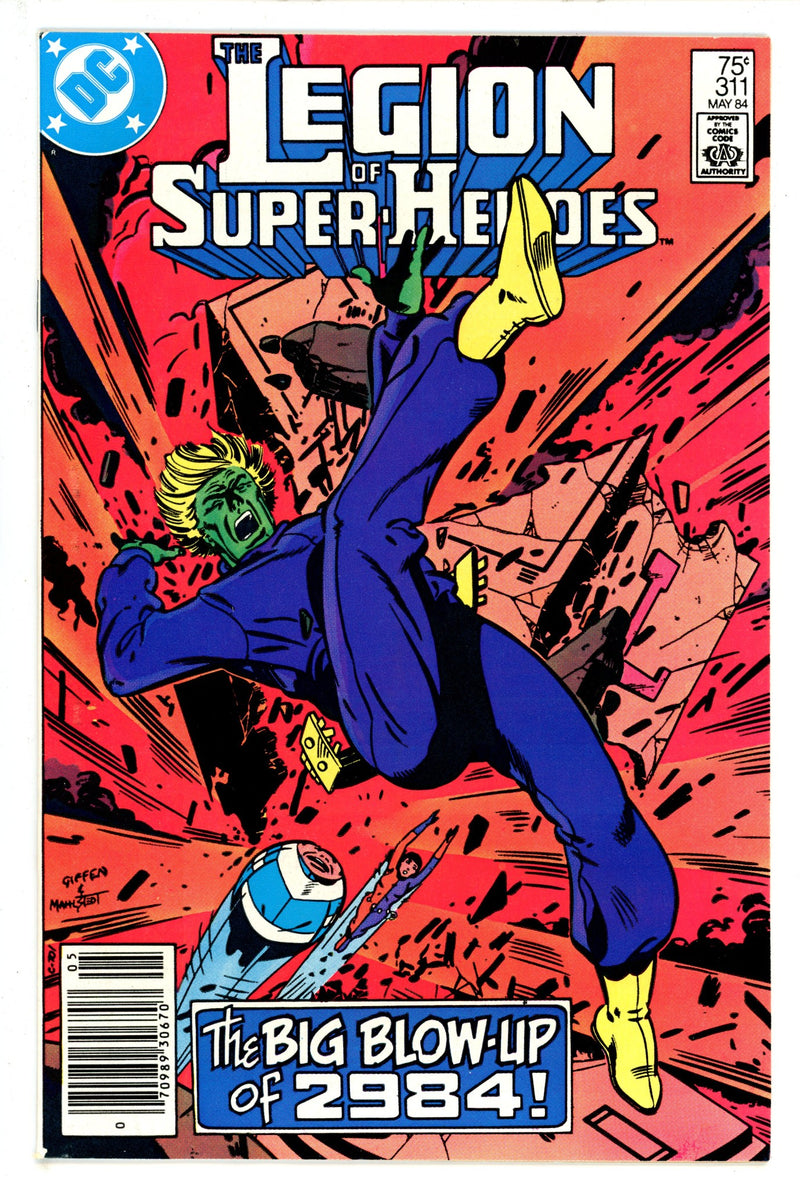 The Legion of Super-Heroes Vol 2 311 Newsstand (1984)