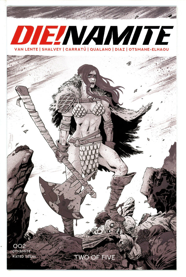 Die!namite 2 Shalvey B&W Variant (2020)