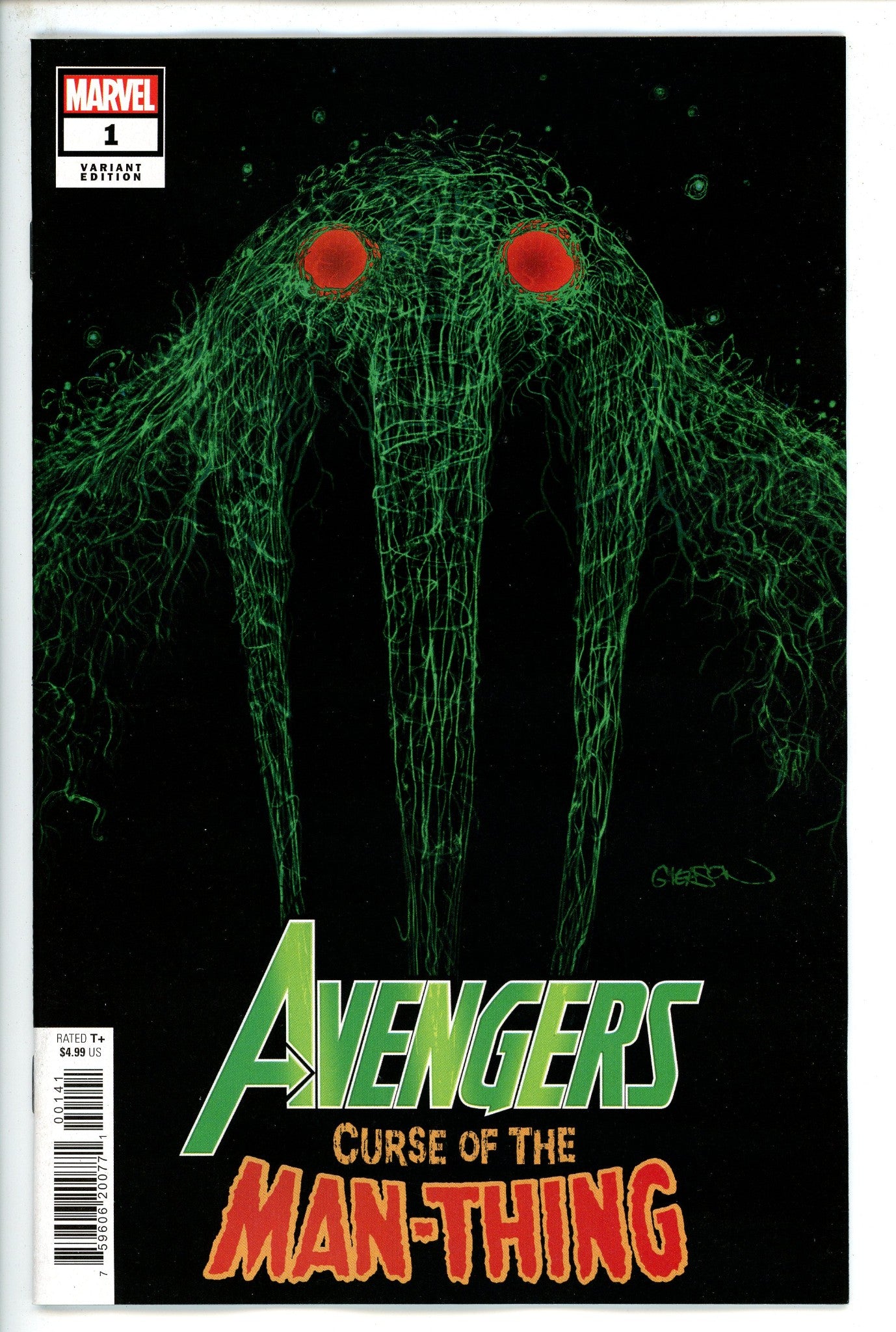 Avengers Curse of the Man-Thing 1 Gleason Variant-Marvel-CaptCan Comics Inc