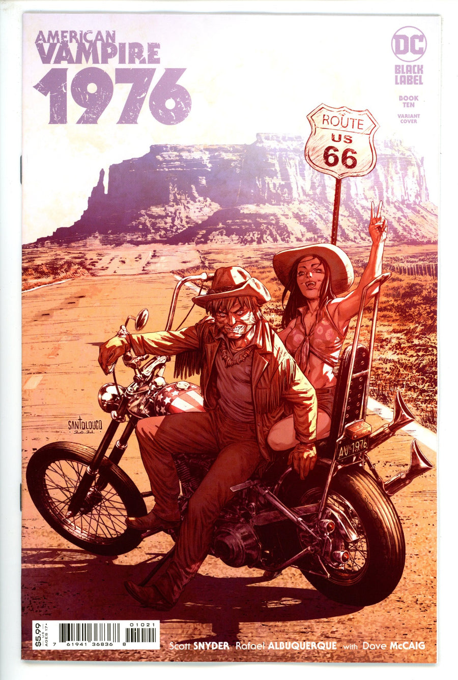 American Vampire 1976 10 Santoclouco Variant (2021)