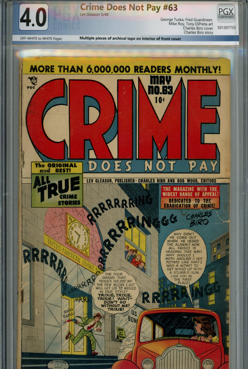 Crime Does Not Pay 63 PGX 4.0