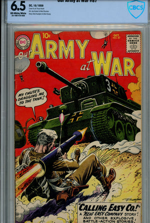 Our Army at War 87 CBCS 6.5 (1959)