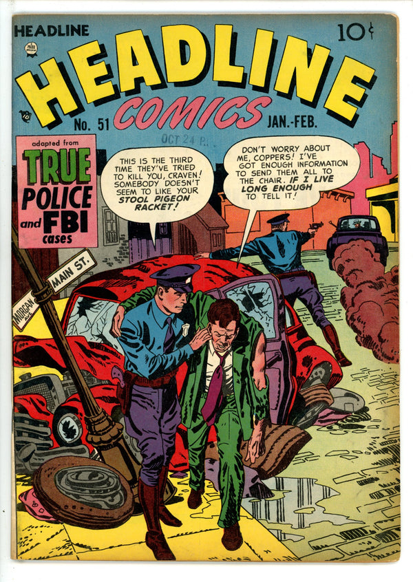 Headline Comics 51 VG+ (1952)