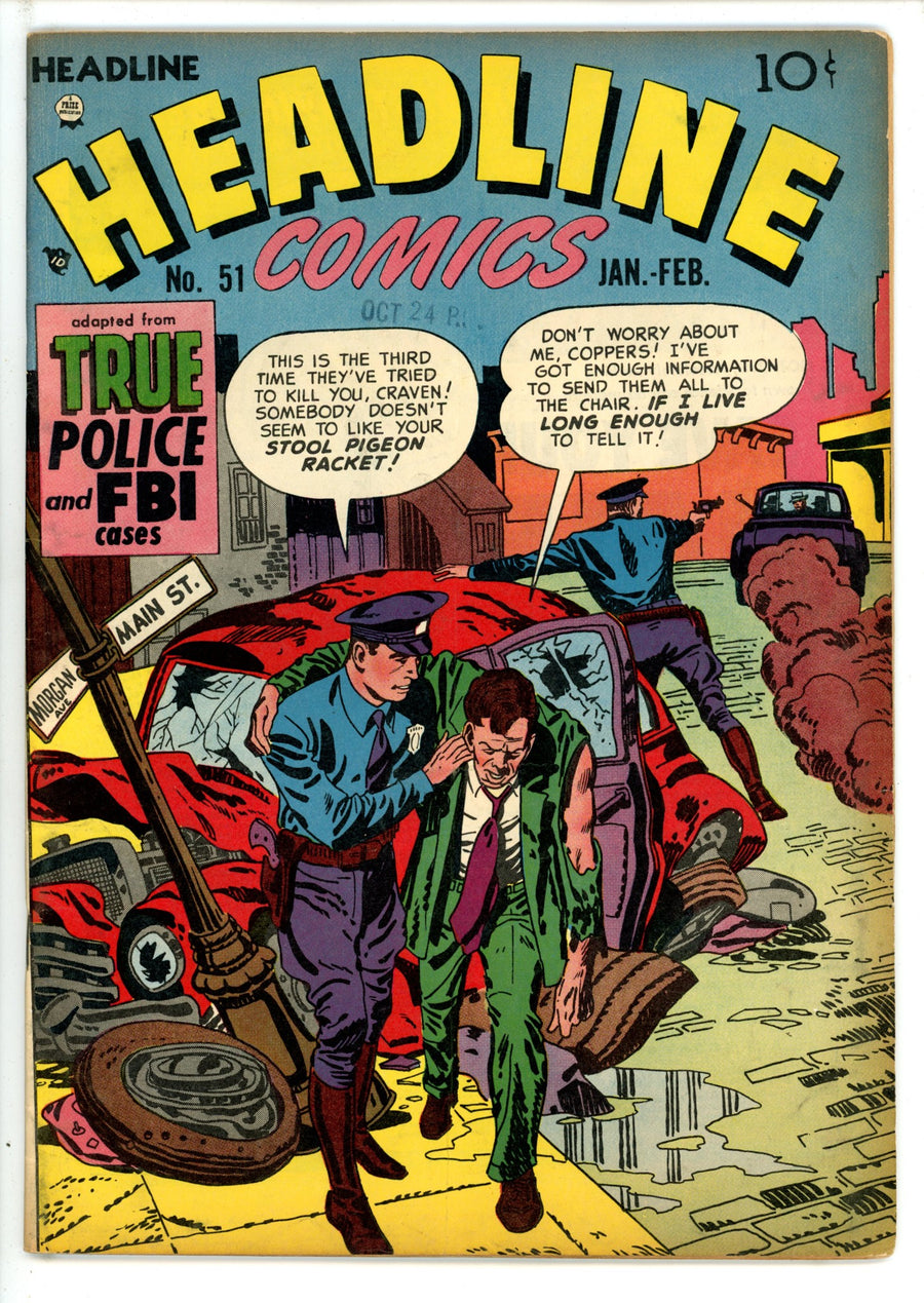 Headline Comics 51 VG+ (1952)