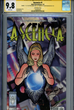 Ascenscia 1 Cho Kickstarter Exclusive Variant CGC 9.8 Signed / Remarked John Dolmayan (2021)