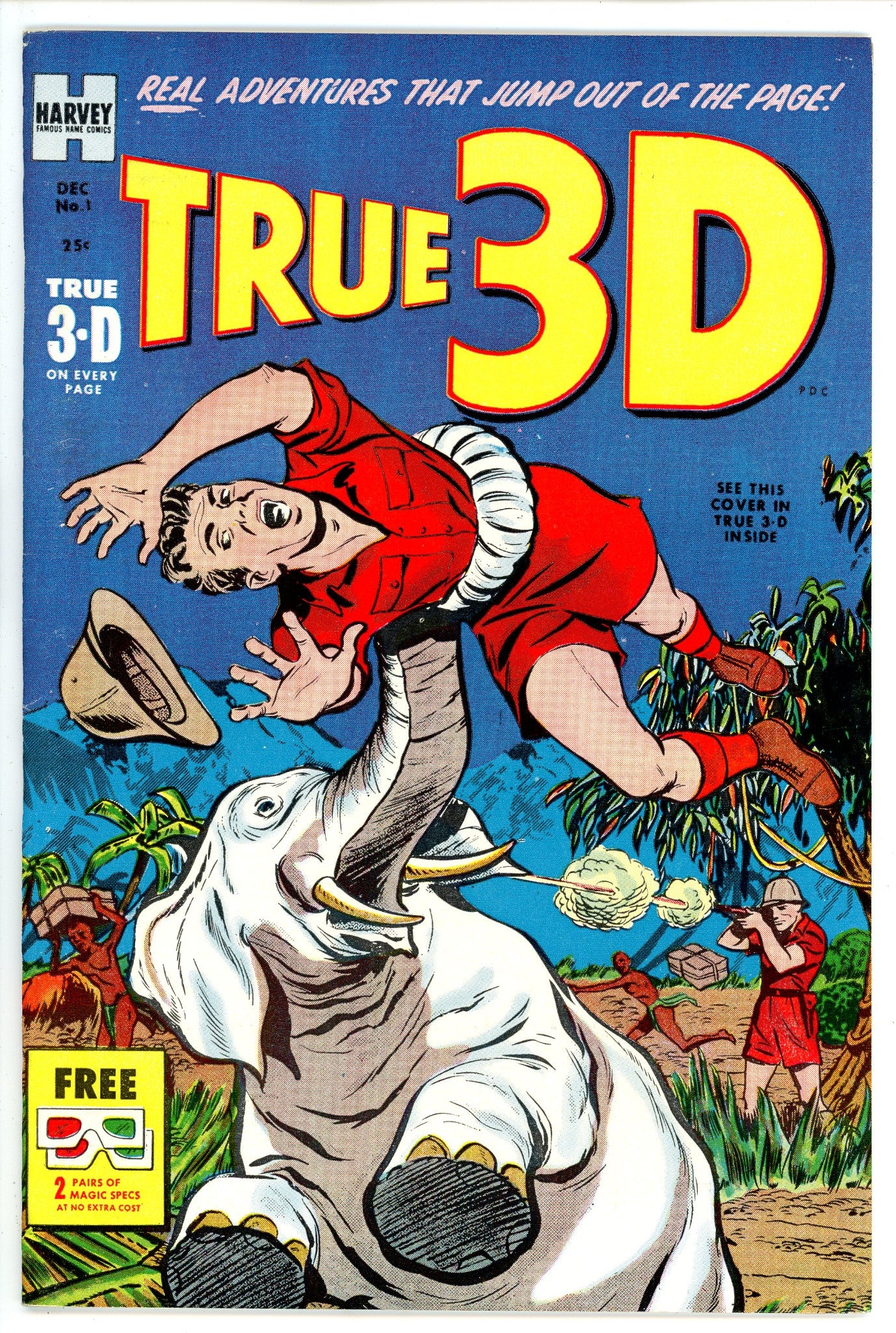 True 3-D 1 With Glasses VF+