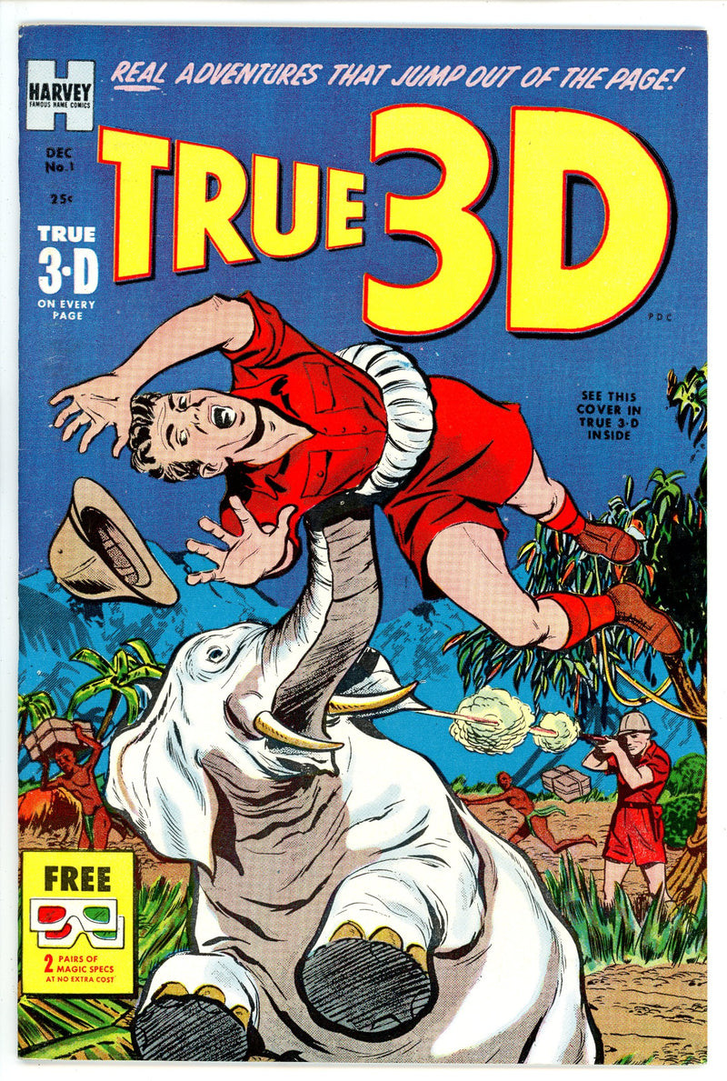 True 3-D 1 With Glasses VF+
