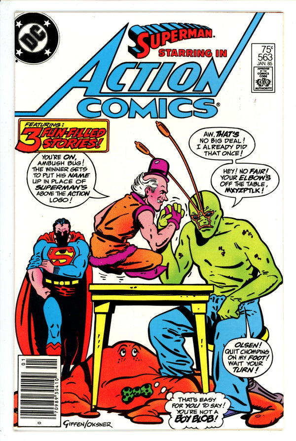 Action Comics Vol 1 563 Newsstand (1984)