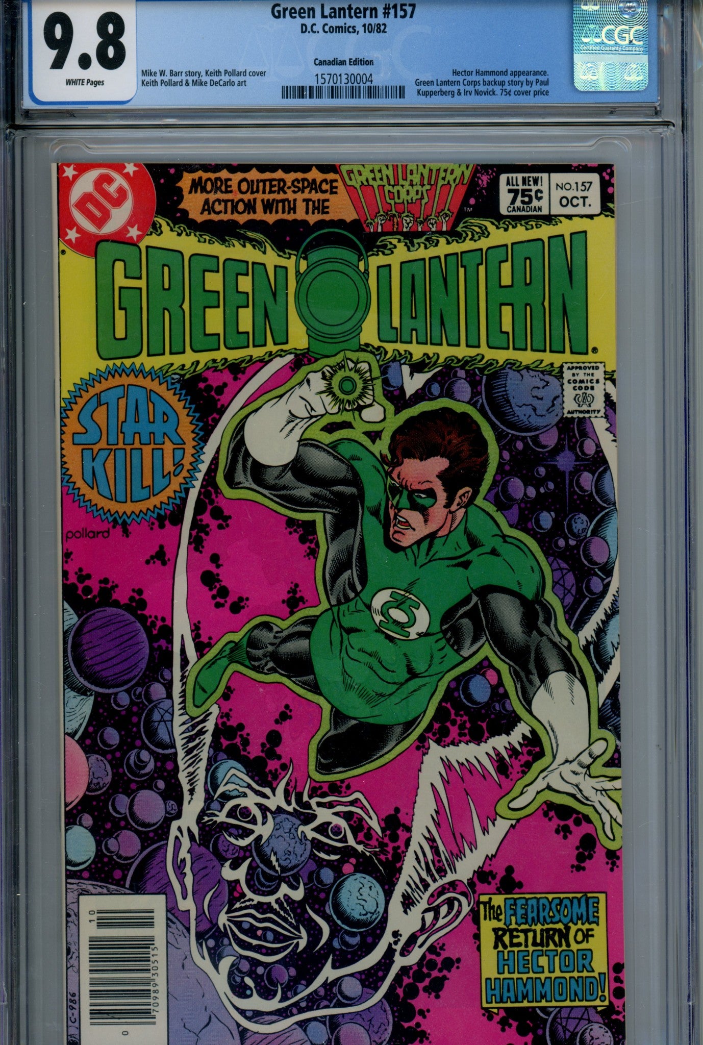 Green Lantern Vol 2 157 CGC 9.8 (1982)