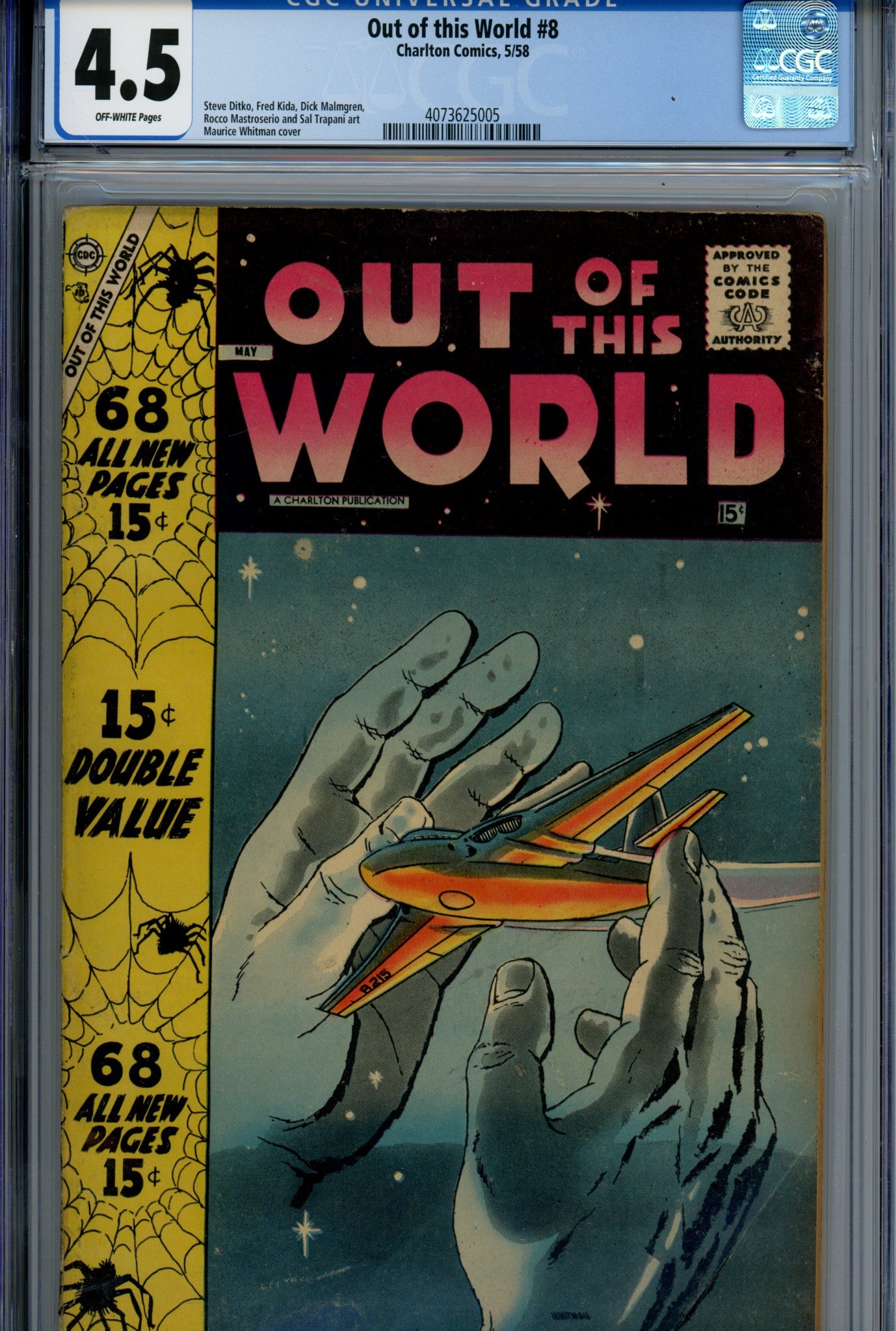 Out of This World 8 CGC 4.5 (1958)