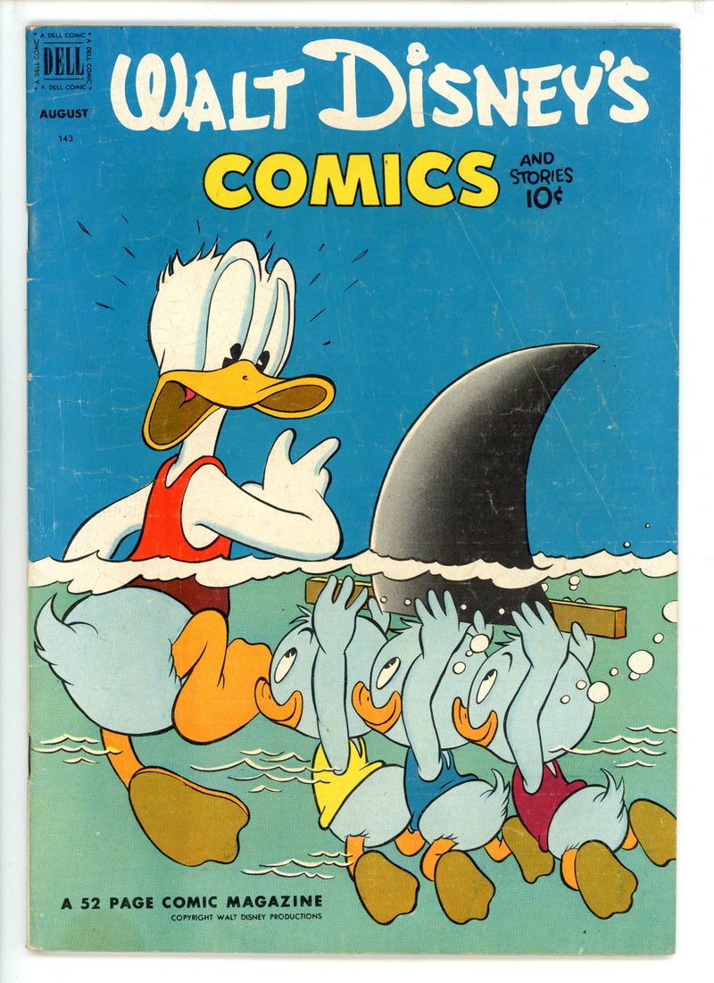 Walt Disney's Comics and Stories Vol 12 11 (143) VG (1952)