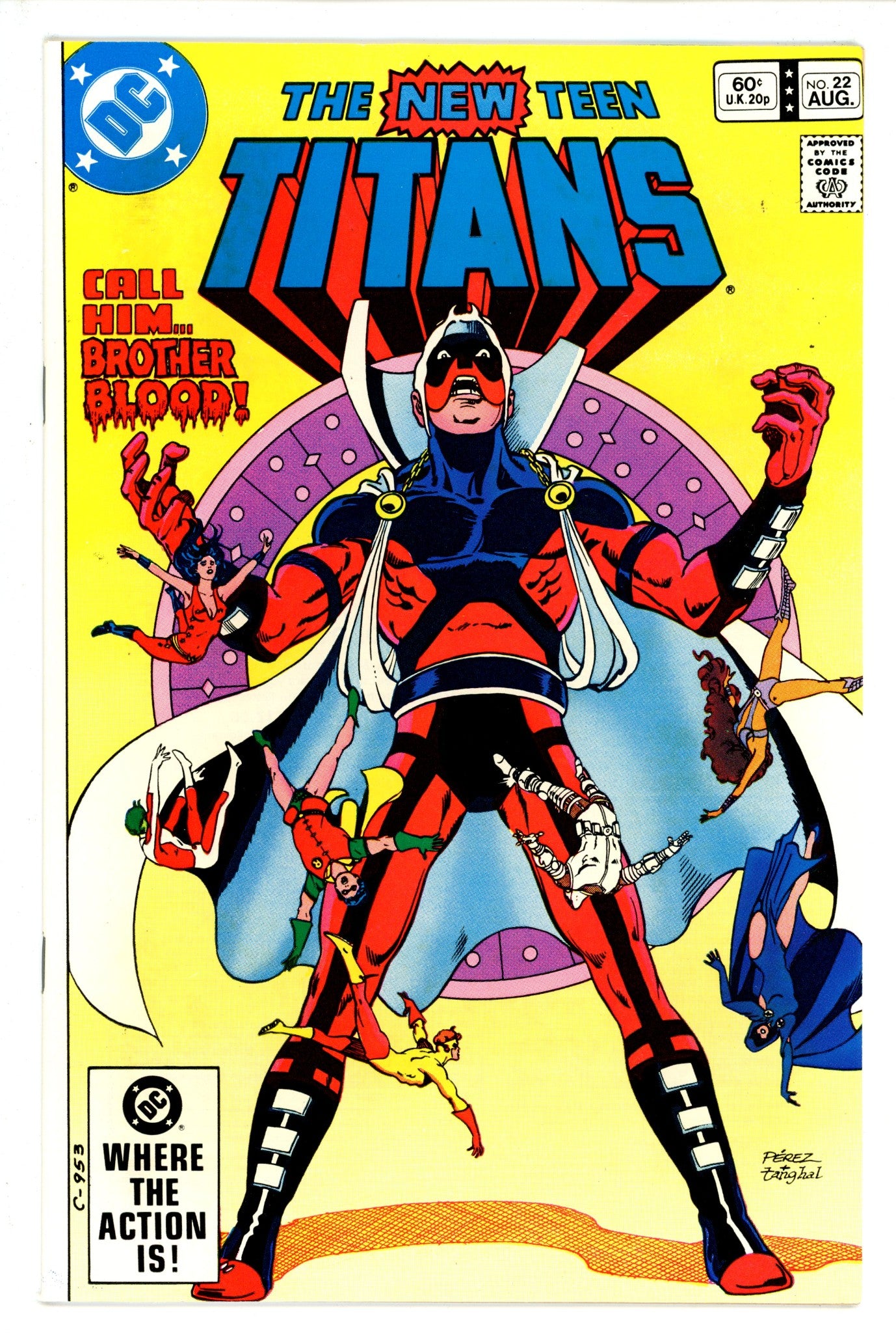 The New Teen Titans Vol 1 22 VF- (1982)