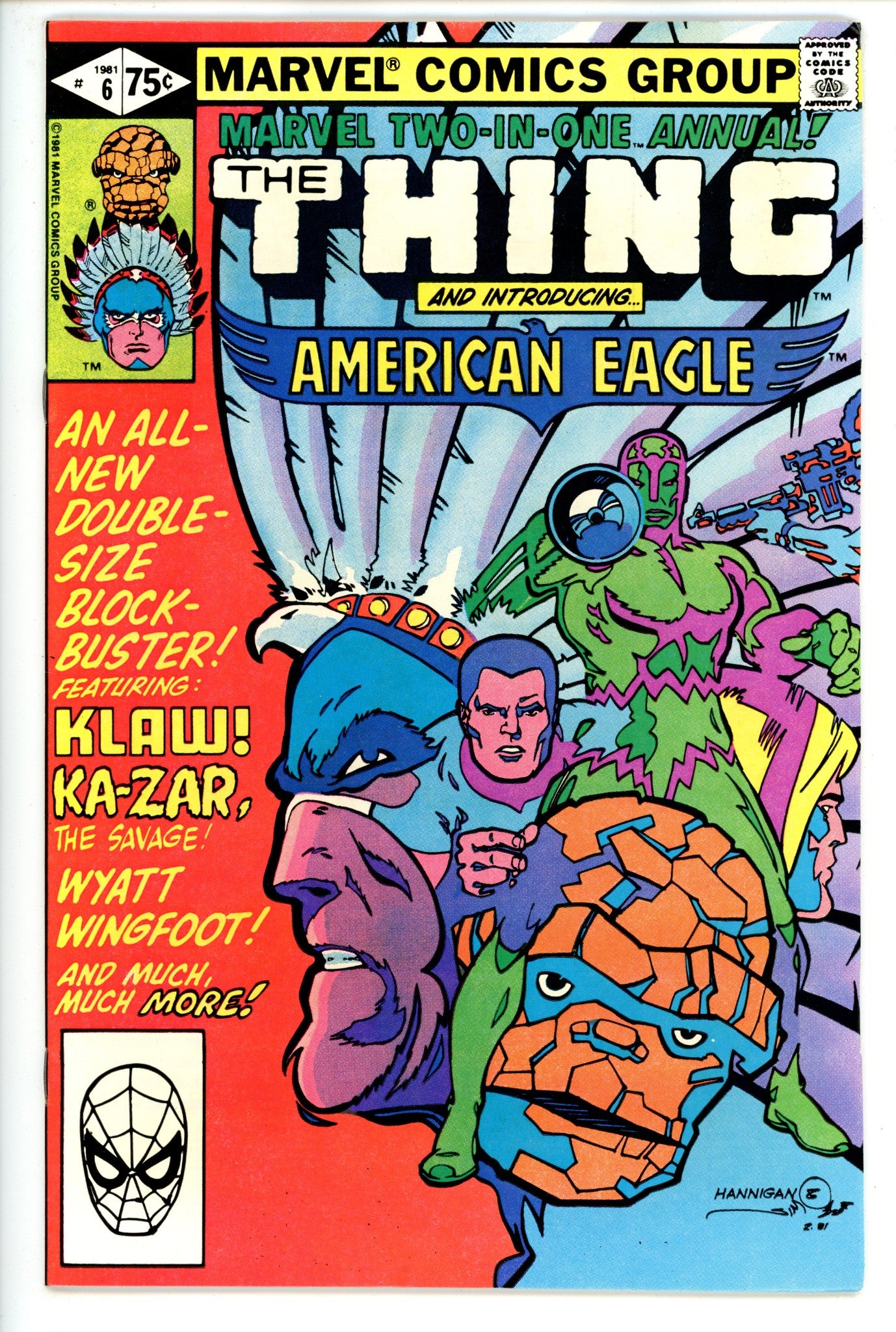 Marvel Two-In-One Annual Vol 1 6 VF/NM