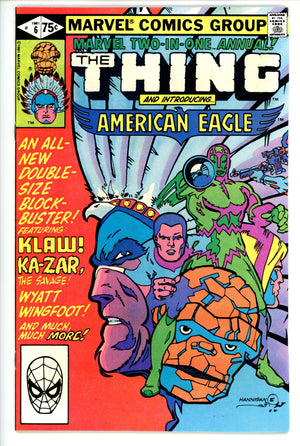 Marvel Two-In-One Annual Vol 1 6 VF/NM