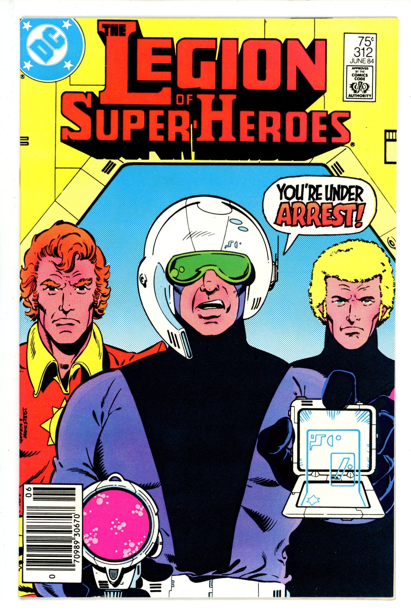 The Legion of Super-Heroes Vol 2 312 Newsstand (1984)