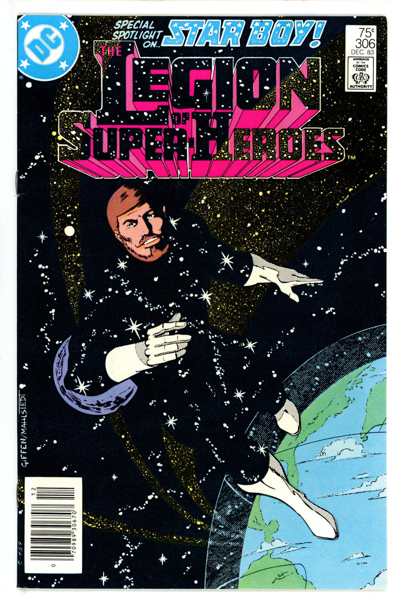 The Legion of Super-Heroes Vol 2 306 Newsstand (1983)