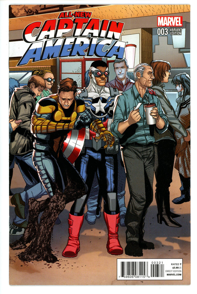 All-New Captain America 3 Larroca Variant