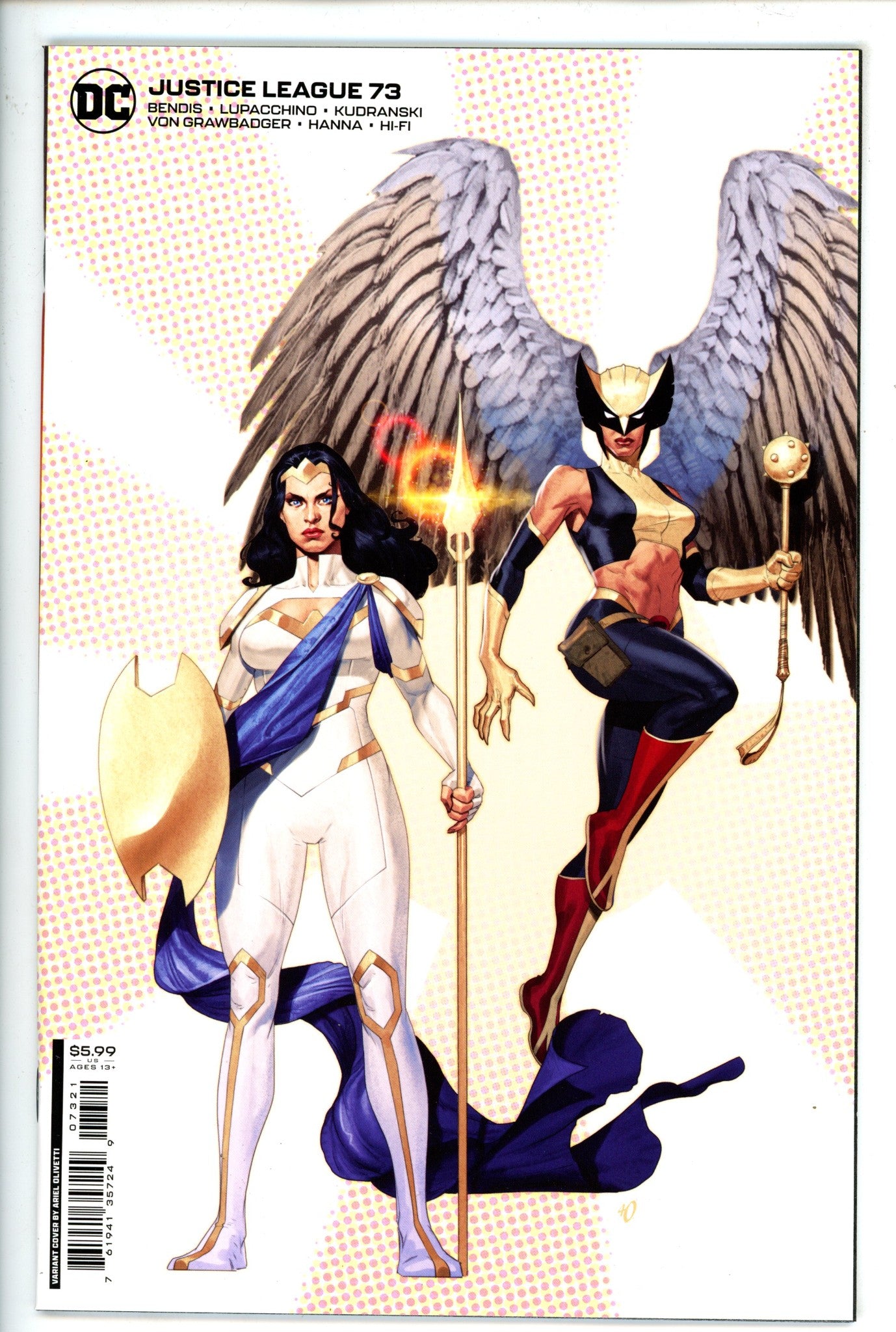 Justice League Vol 3 73 Olivetti Variant (2022)