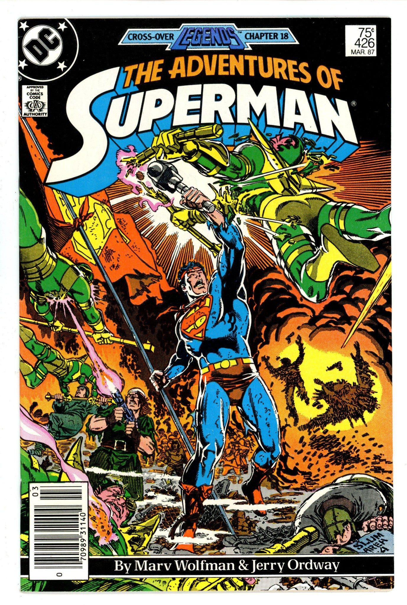 Adventures of Superman 426 Newsstand
