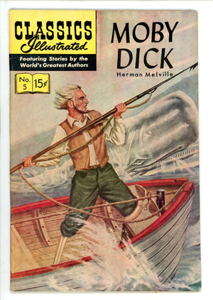 Classics Illustrated Moby Dick 5 HRN 158 VF-