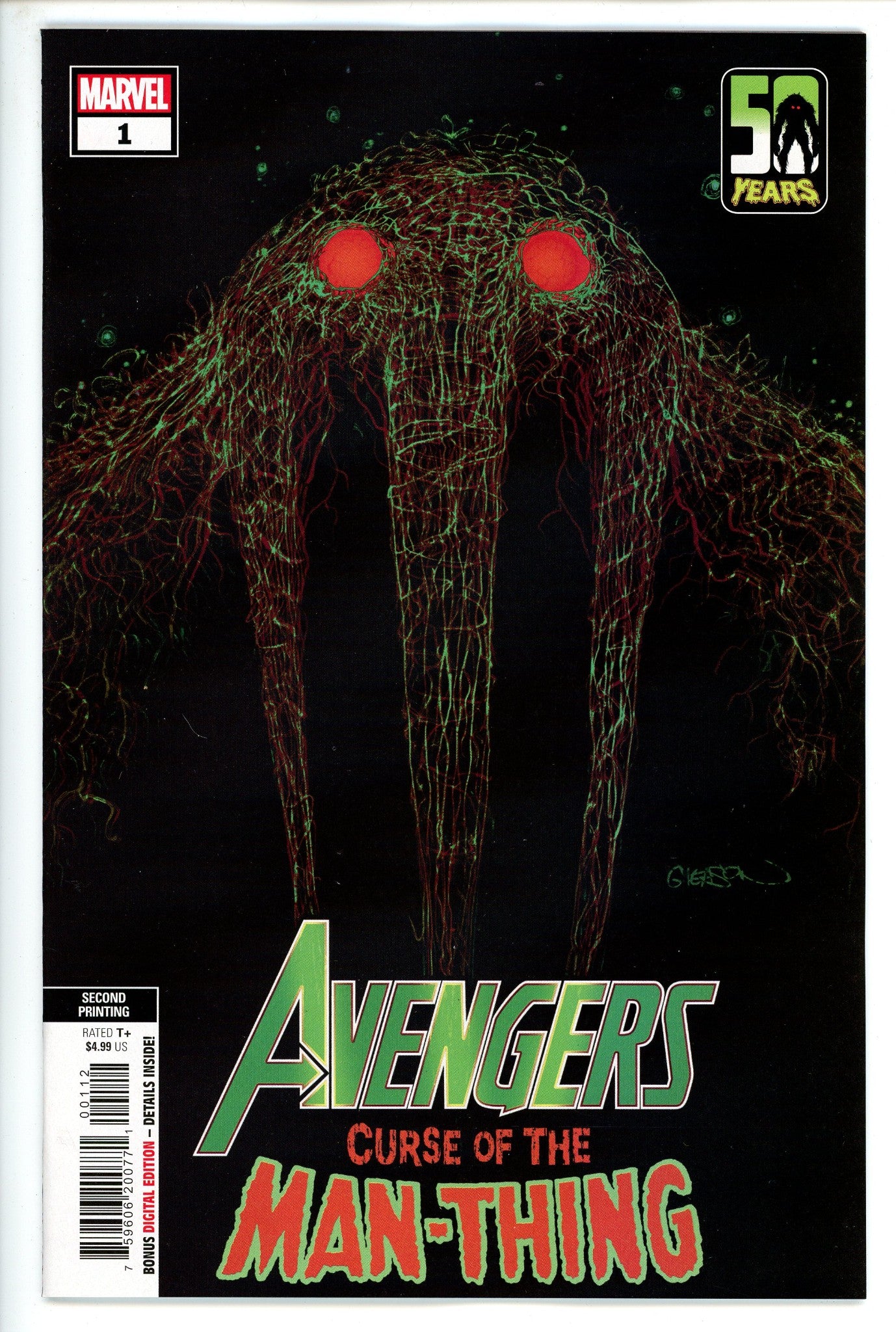 Avengers Curse of the Man-Thing 1 2nd Print (2021)