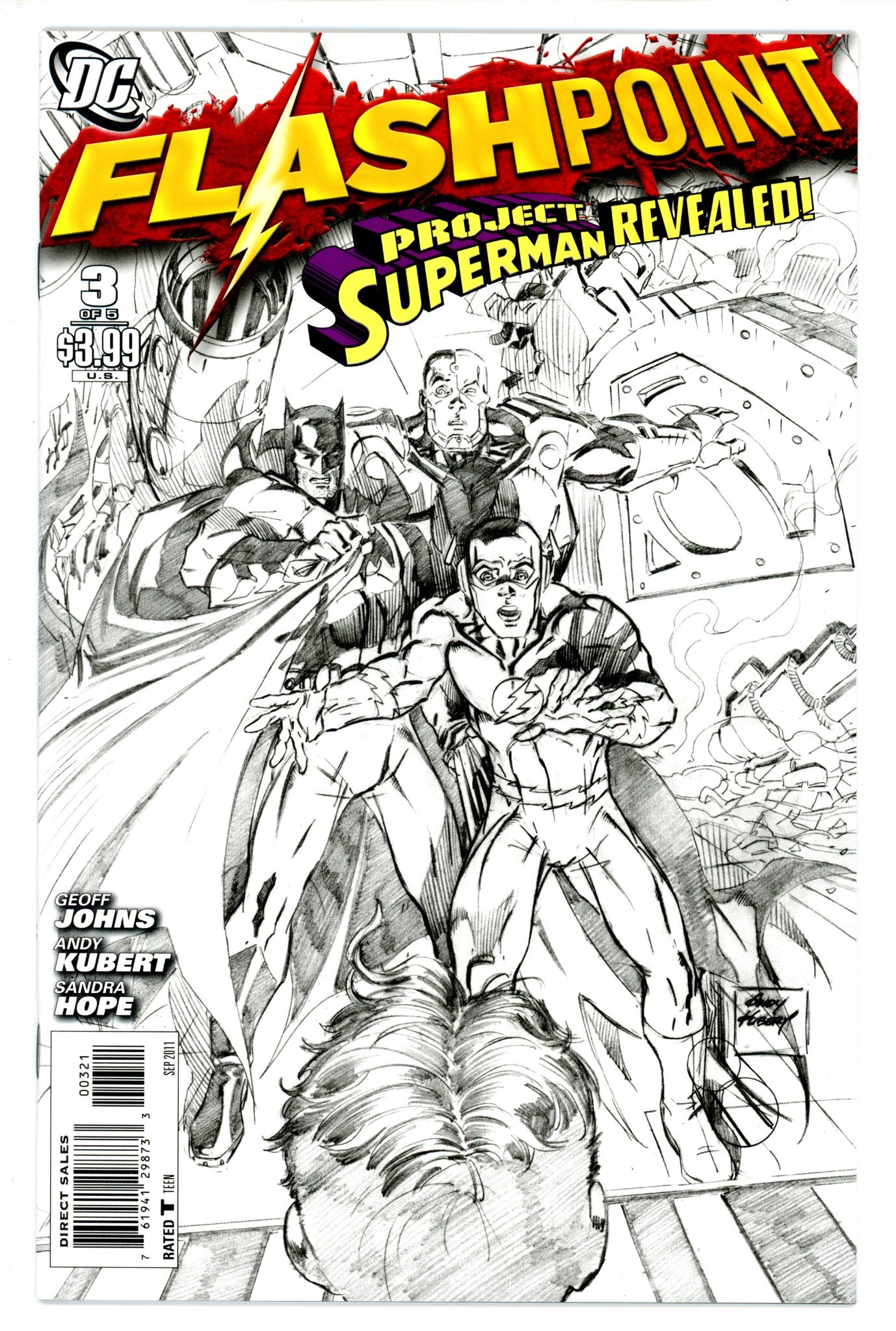 Flashpoint 3 Kubert Variant VF/NM