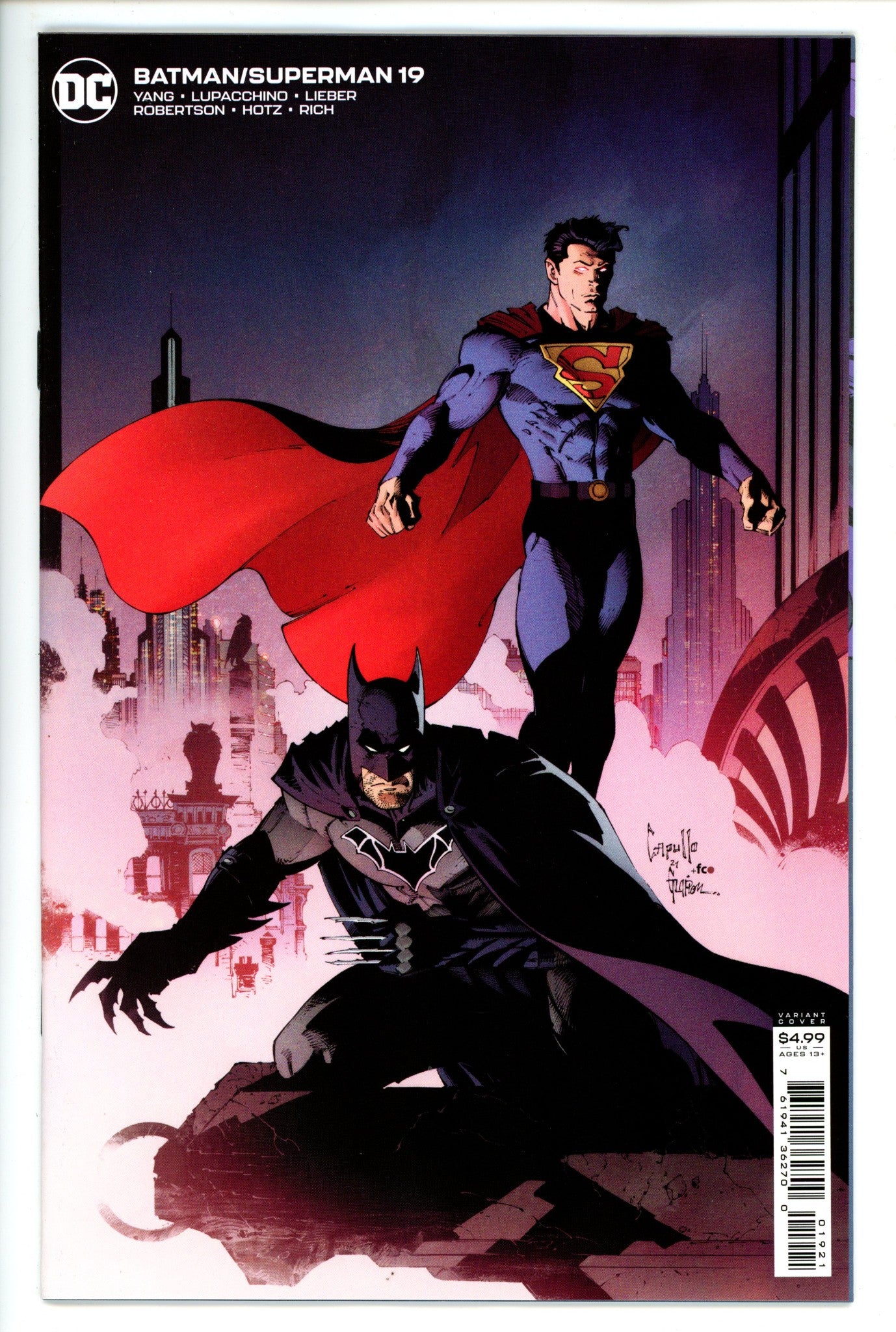 Batman / Superman Vol 2 19 Capullo Variant (2021)