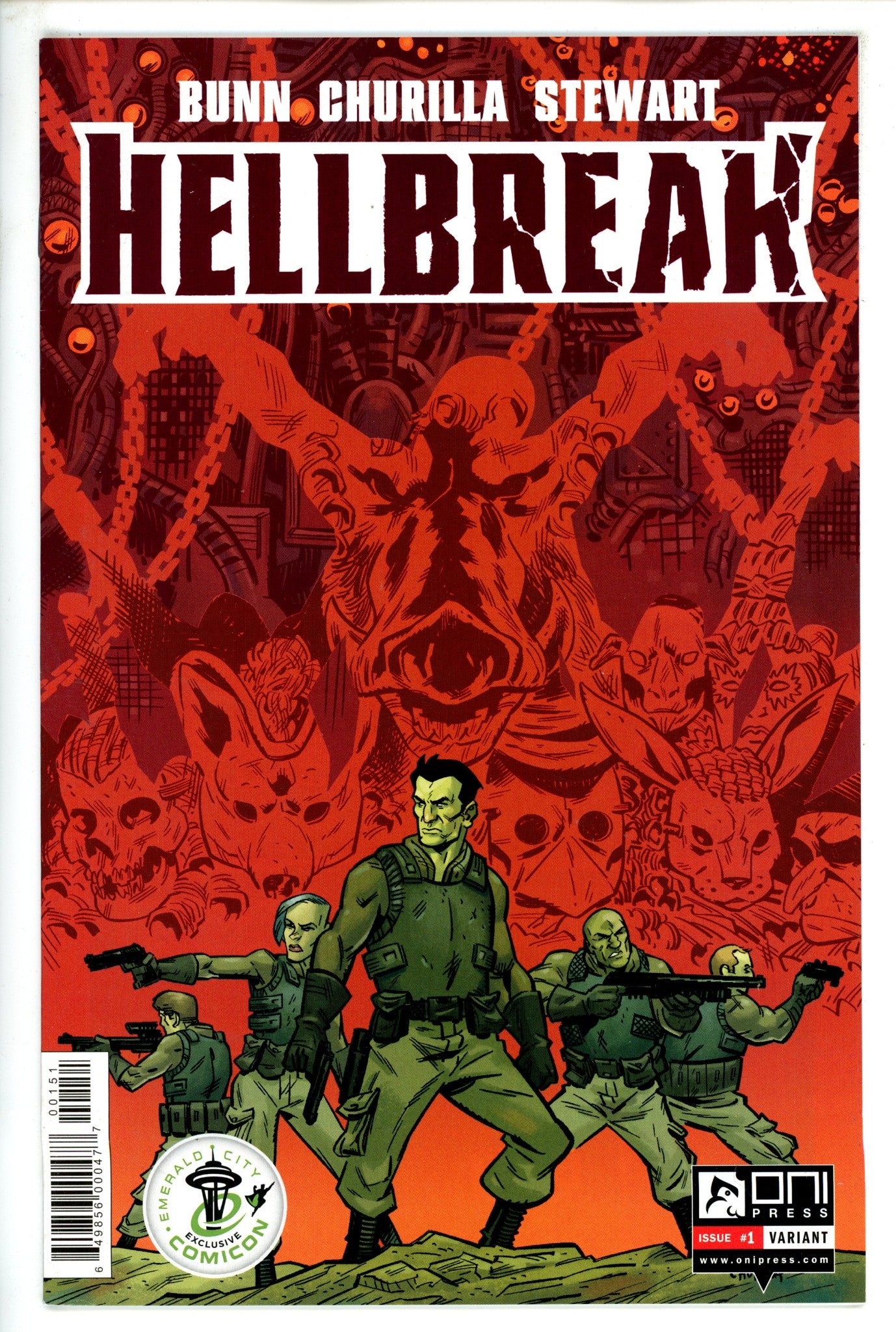 Hellbreak 1 Churilla Emerald City Exclusive Variant VF (2015)