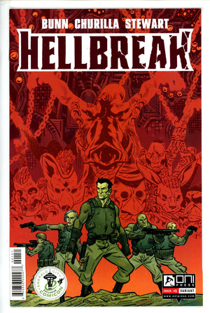 Hellbreak 1 Churilla Emerald City Exclusive Variant VF (2015)