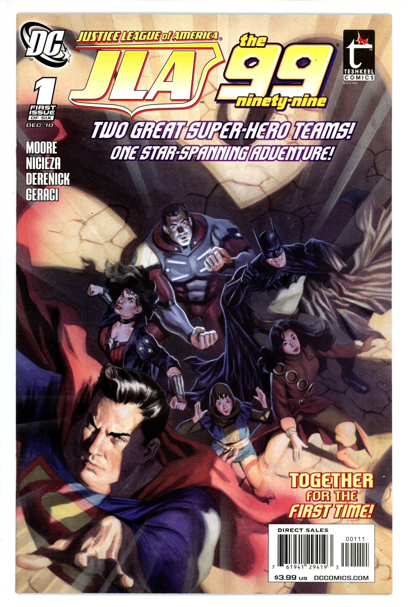 Justice League of America / The 99 1 (2010)