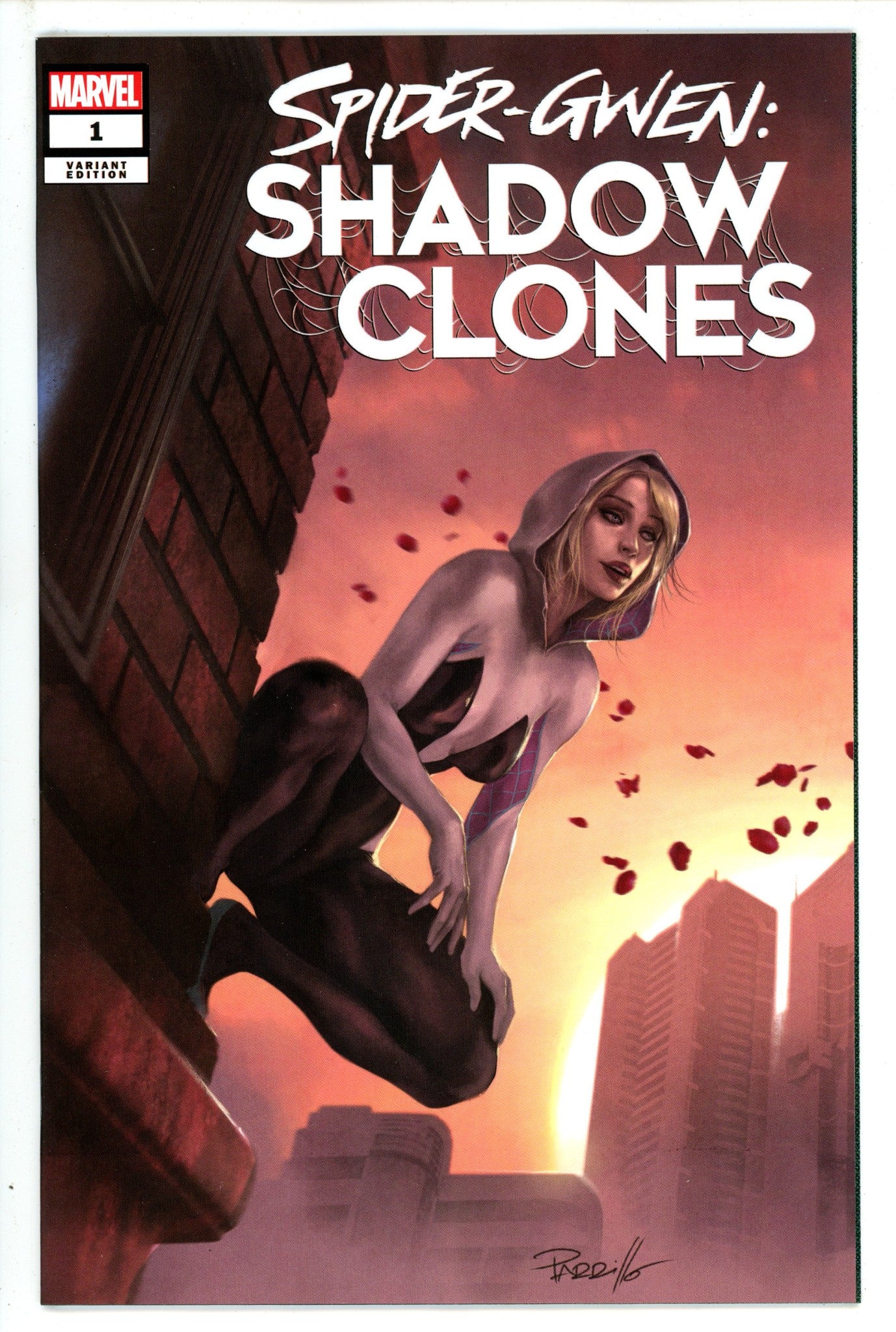 Spider-Gwen Shadow Clones 1 Parrillo Exclusive Variant (2023)