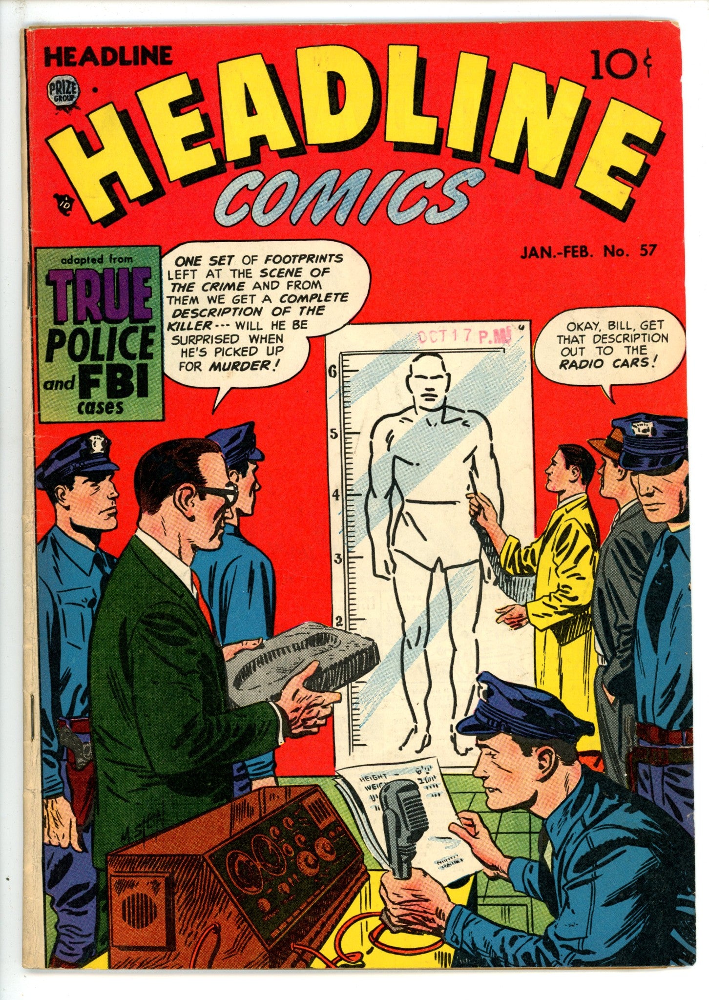 Headline Comics 57 VG+ (1953)