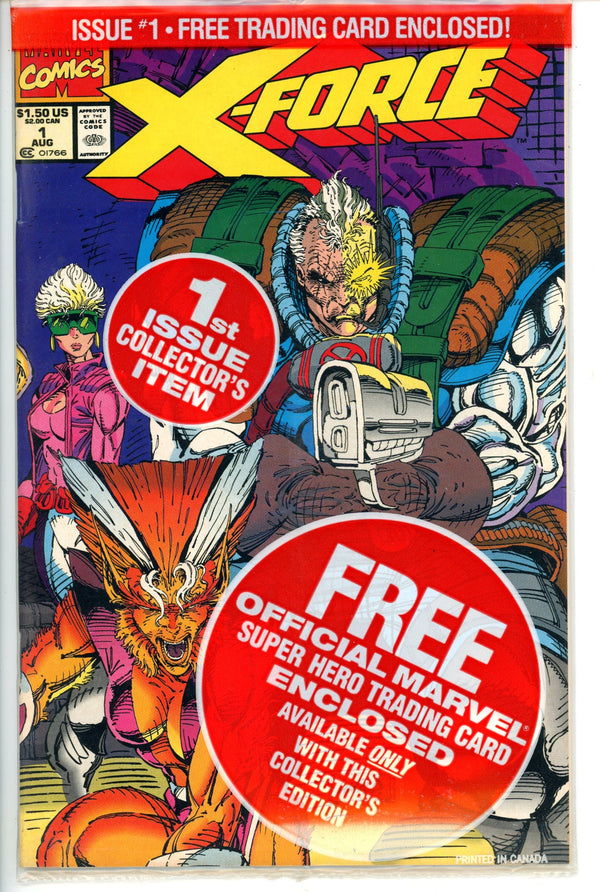 X-Force Vol 1 1 Negative UPC Variant, Team Card